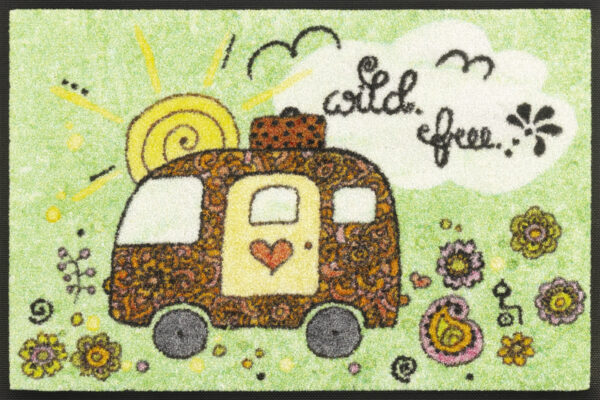 Mata tekstylna Home & Living – Camper z antypoślizgowym spodem
