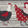 Antypoślizgowa mata z motywem kur – Chicken Farm, Home & Living