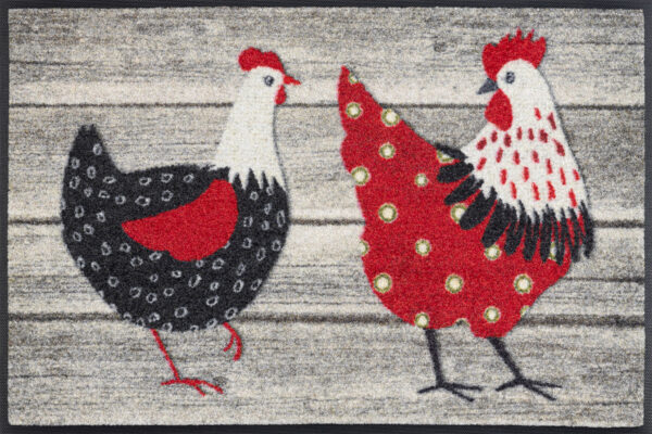 Dekoracyjna wycieraczka do przedpokoju i kuchni – Chicken Farm