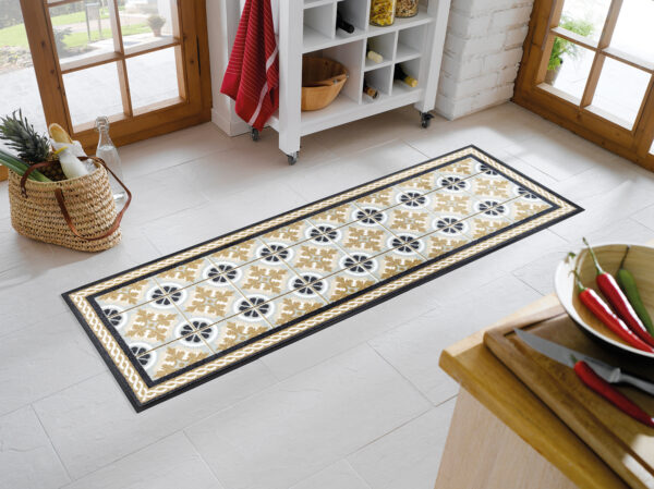 dywanik do kuchni lub korytarza w stylu śródziemnomorskim