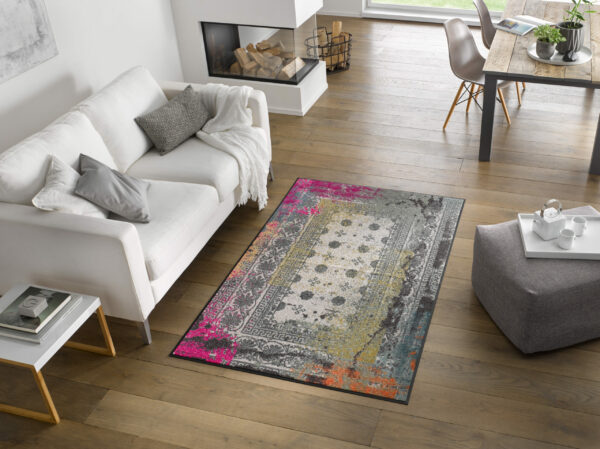 Dywanik Taza Pink 75x120 cm – nowoczesny chodnik antypoślizgowy