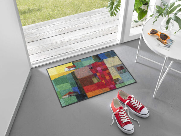 Dywanik Venetien 50x75 cm – kolorowa kompozycja inspirowana architekturą